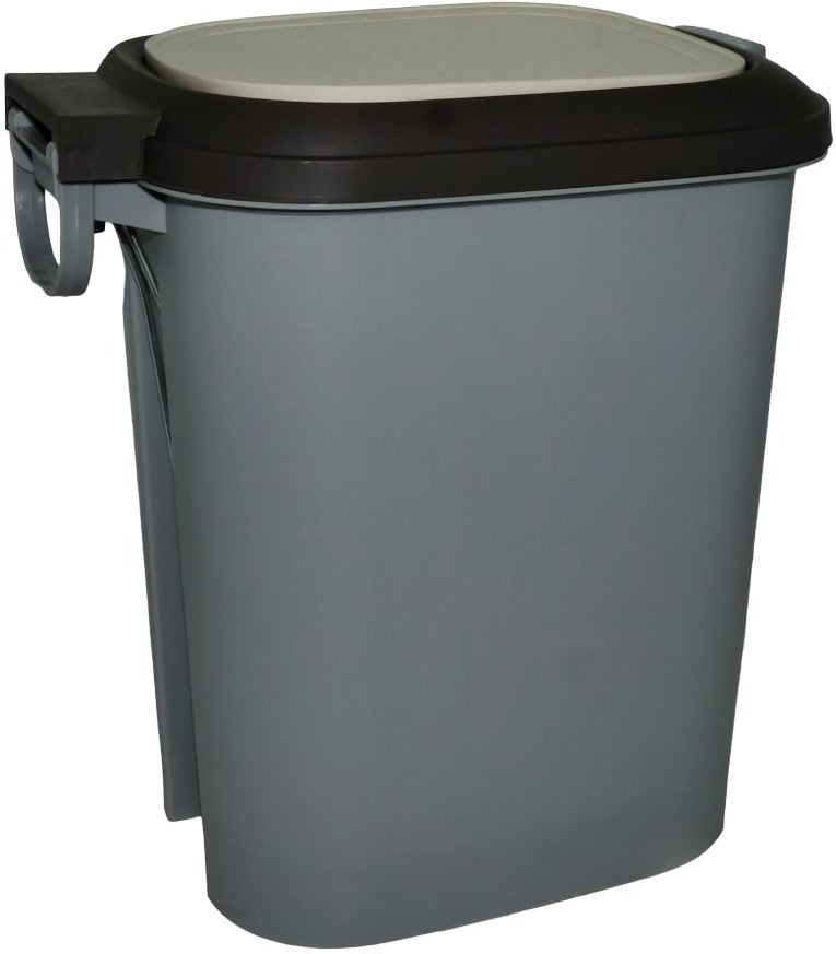 Casey 15 Litre Step On Pedal Waste Bin Grey