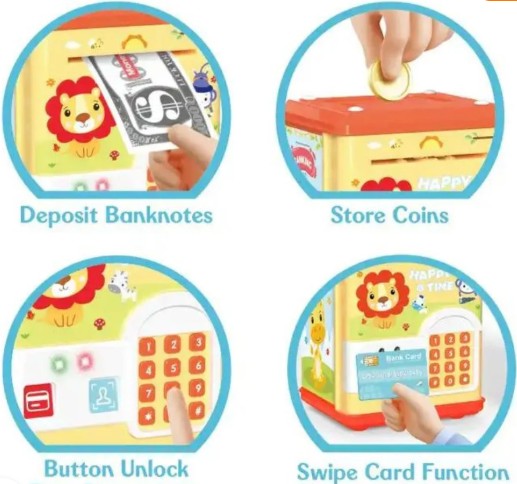 Casey Pokémon Go Inspired Electronic ATM Money Safe Box