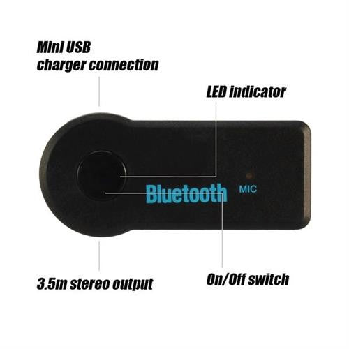 UniQue Bluetooth Hand Free Music and Call Receiver