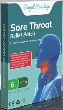 Royal Prestige Sore Throat Relief Patch
