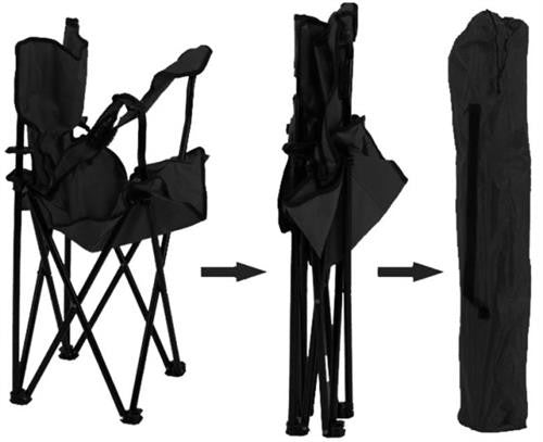 TOTALLY CAMPING CHAIR - BLACK