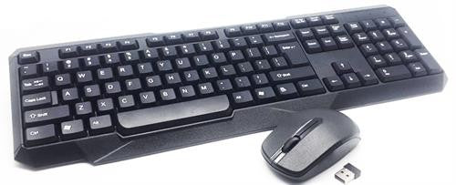 UniQue Wireless USB 104 Keys Standard US Layout Keyboard & Mouse Combo