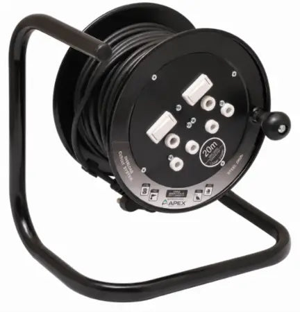 20M Extension Reel 16amp 1.5mm Plastic