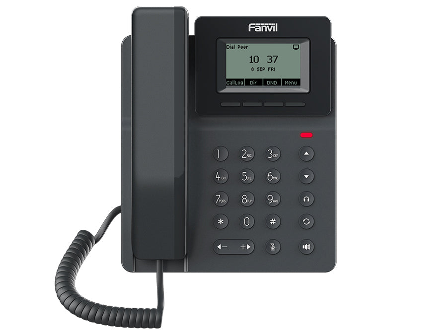 Fanvil 2SIP Fast Ethernet Entry Level PoE VoIP Phone - Guards On Duty Shop & Security Guards
