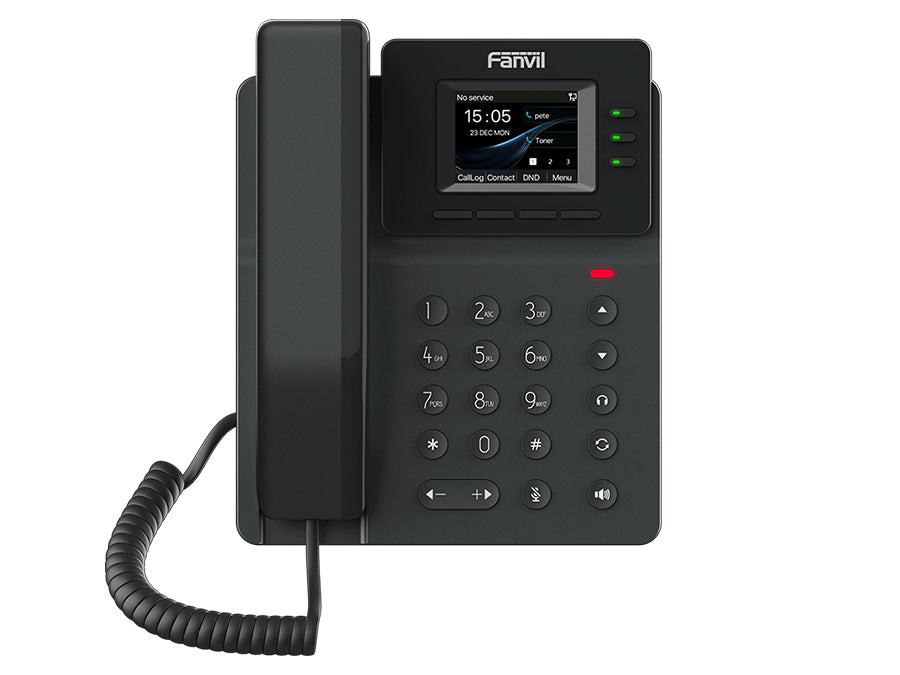 Fanvil 4SIP Fast Ethernet Colour Screen PoE VoIP Phone - Guards On Duty Shop & Security Guards