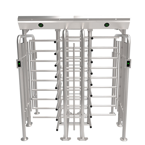 ZKTeco FHT2422D Turnstile - Full Height - 4 Arm - Two Lane - FP & RF