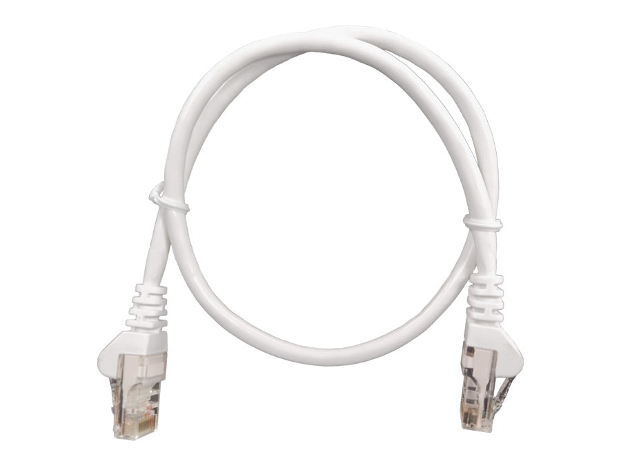 Linkbasic 50cm UTP Cat5e Flylead White - Guards On Duty Shop & Security Guards