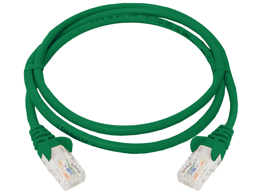 Linkbasic 1 Metre UTP Cat5e Flylead Green - Guards On Duty Shop & Security Guards
