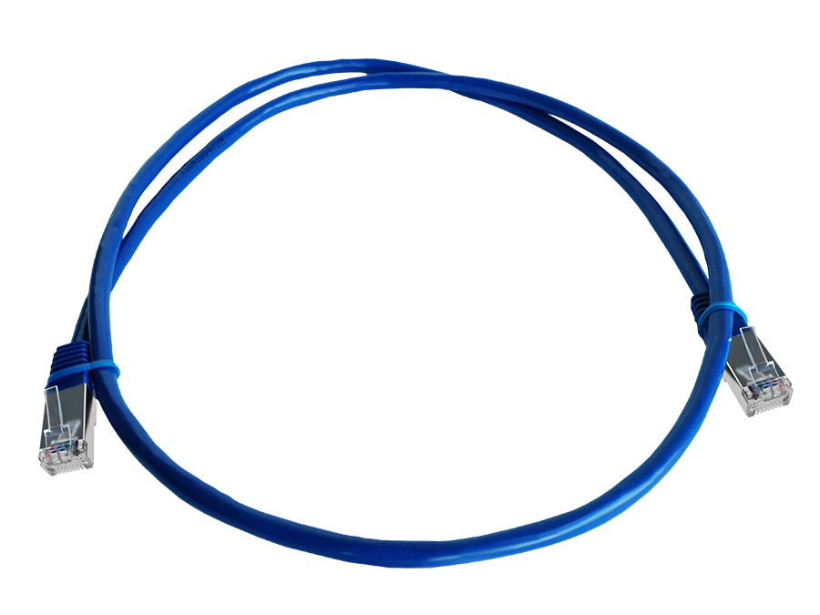 Linkbasic 1 Metre FTP Cat5e Flylead Blue - Guards On Duty Shop & Security Guards