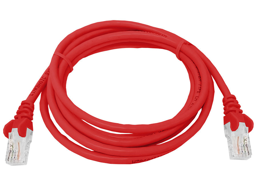 Linkbasic 2 Metre UTP Cat5e Flylead Red - Guards On Duty Shop & Security Guards