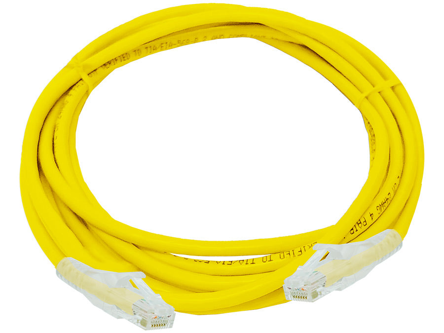 Linkbasic 3 Metre UTP Cat6 Flylead Yellow - Guards On Duty Shop & Security Guards