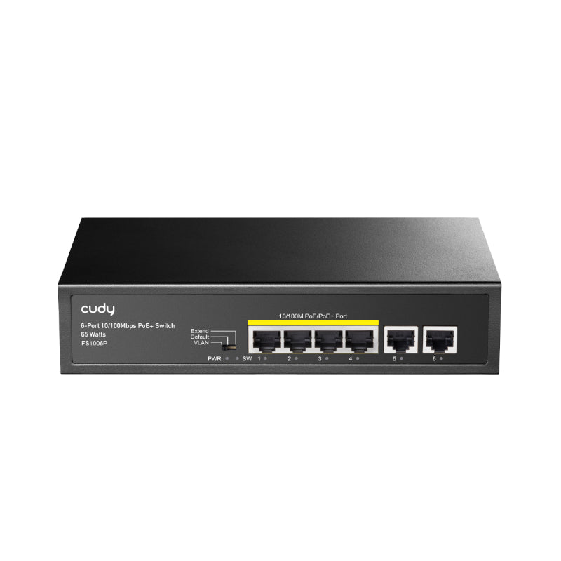 Cudy 6-Port Ethernet Unmanaged Switch - 4 Ports POE - Guards On Duty Shop & Security Guards