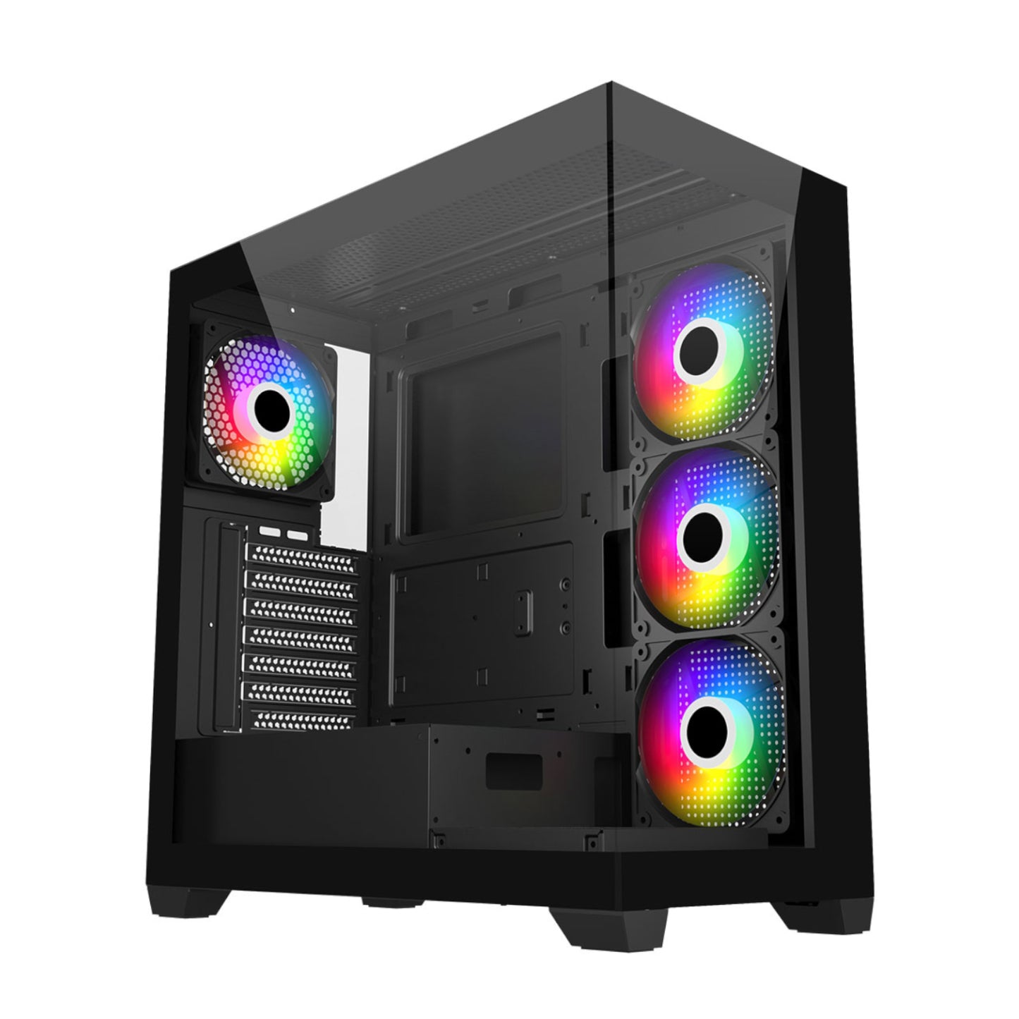 FSP M340 ARGB ATX Gaming Chassis - Black - Guards On Duty Shop & Security Guards