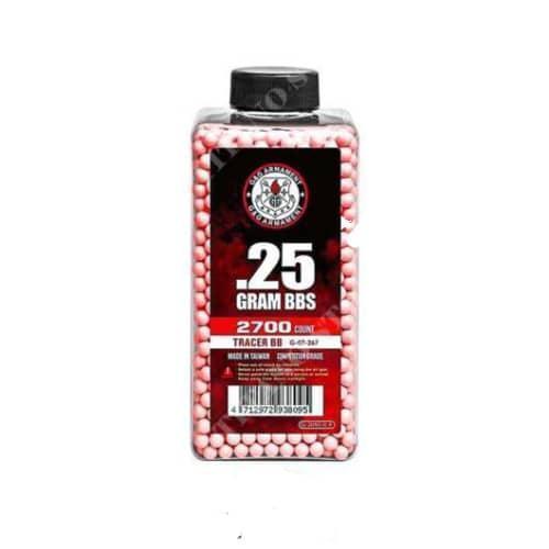 G&G Armament’s High-Precision Pellets BB 0.25g (Can/2700 Pellets) (Red) Guards On Duty Security