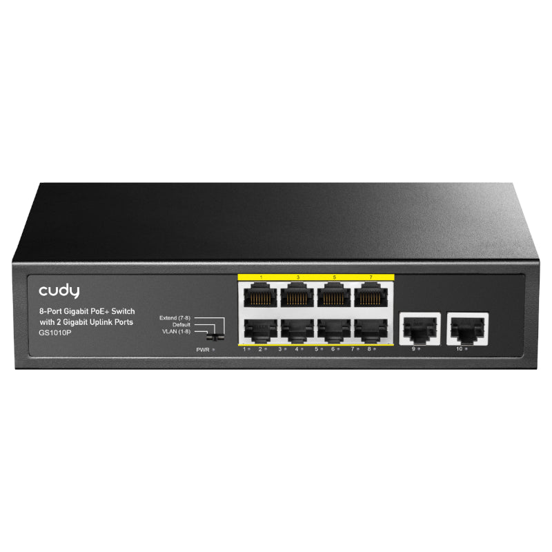 Cudy 8-Port Gigabit PoE+ Unmanaged Switch - Guards On Duty Shop & Security Guards