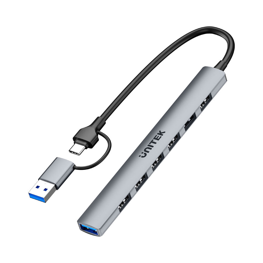 Unitek Usb-c/usb-a 7port in Hub 5gbps(h1209a) — Unitek | Guards on Duty Shop