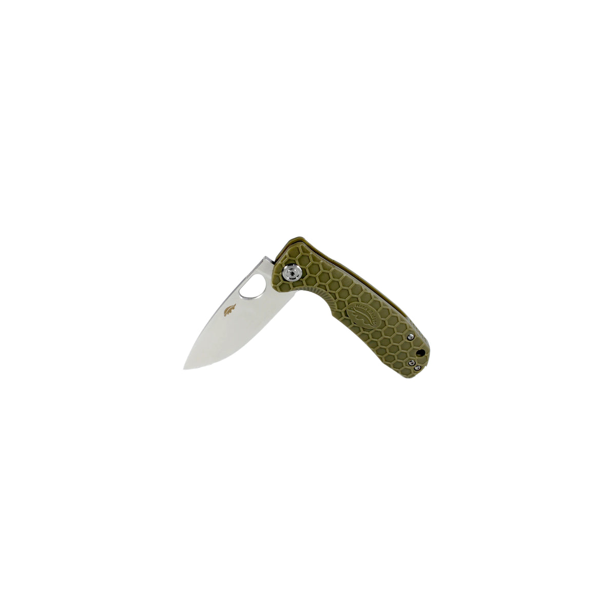 Honey Badger Flipper D2 - Small (No Choil) - Green