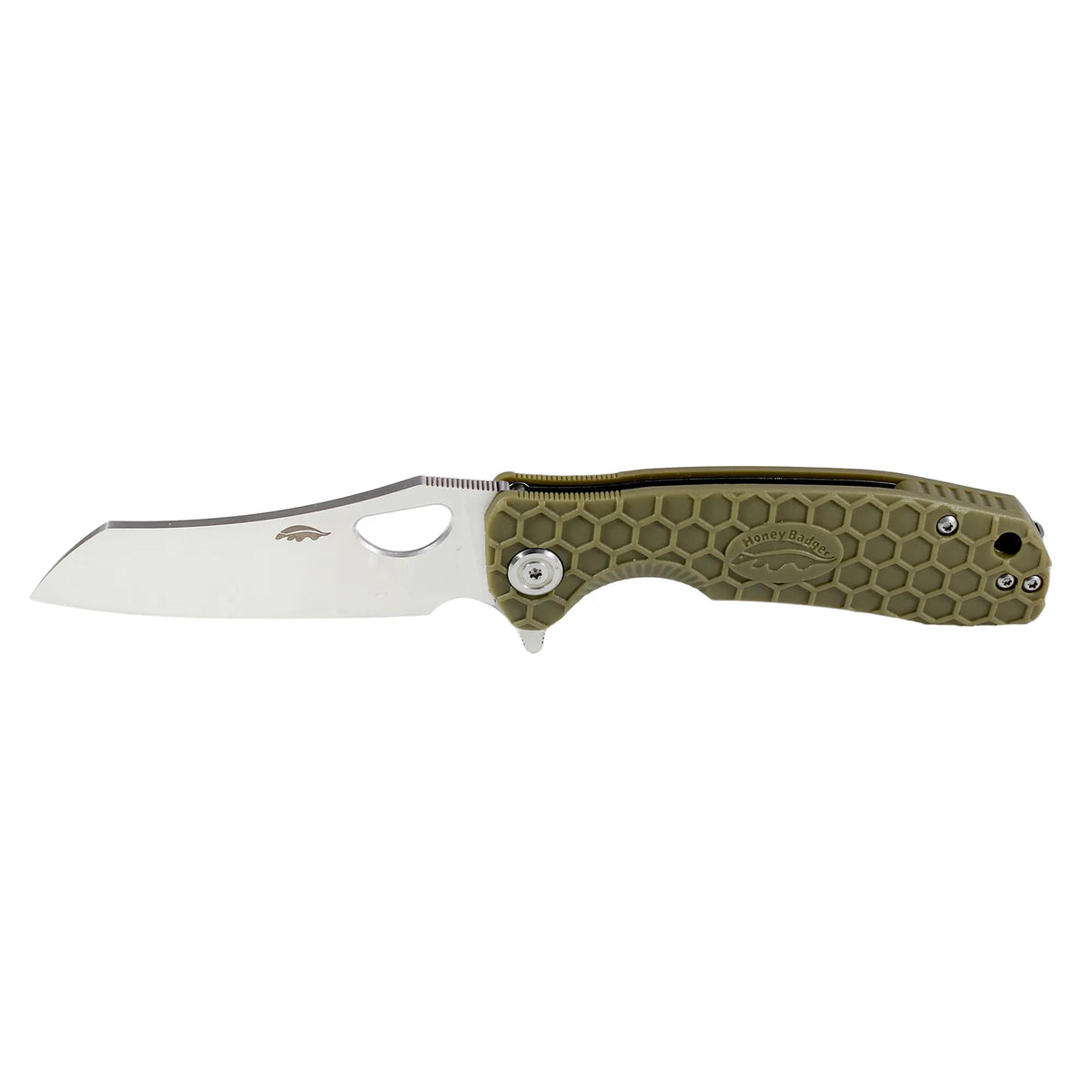 Honey Badger Wharncleaver 8Cr13MoV - Large - Green