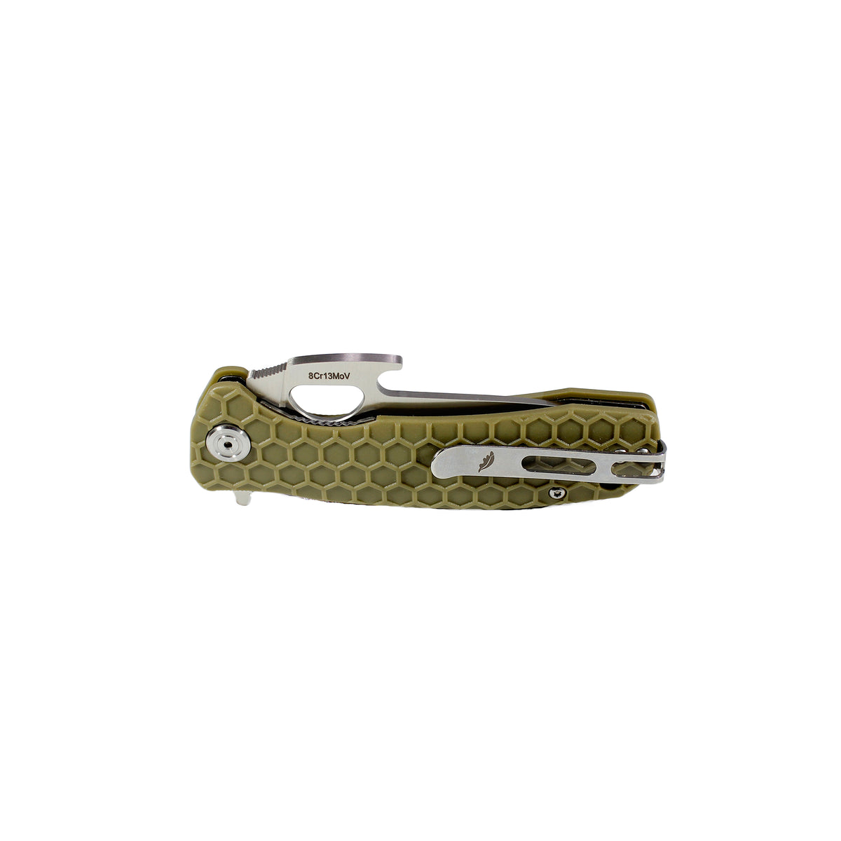 Honey Badger Opener 8Cr13MoV - Small - Green