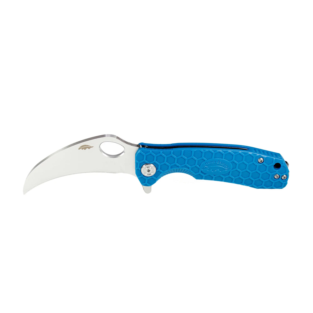 Honey Badger Claw Plain 8Cr13MoV - Medium - Blue