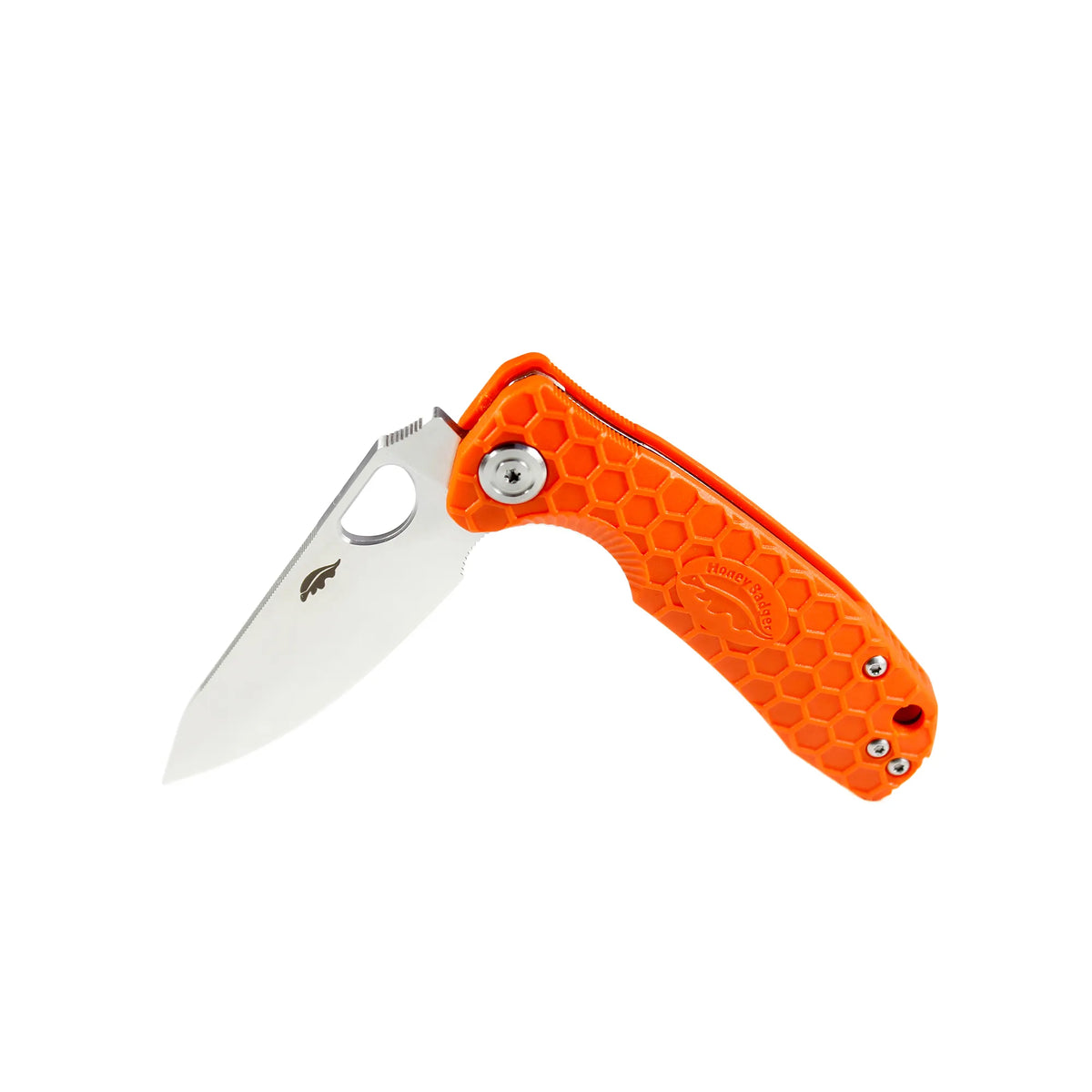 Honey Badger Leaf 8Cr13MoV - Large - Orange