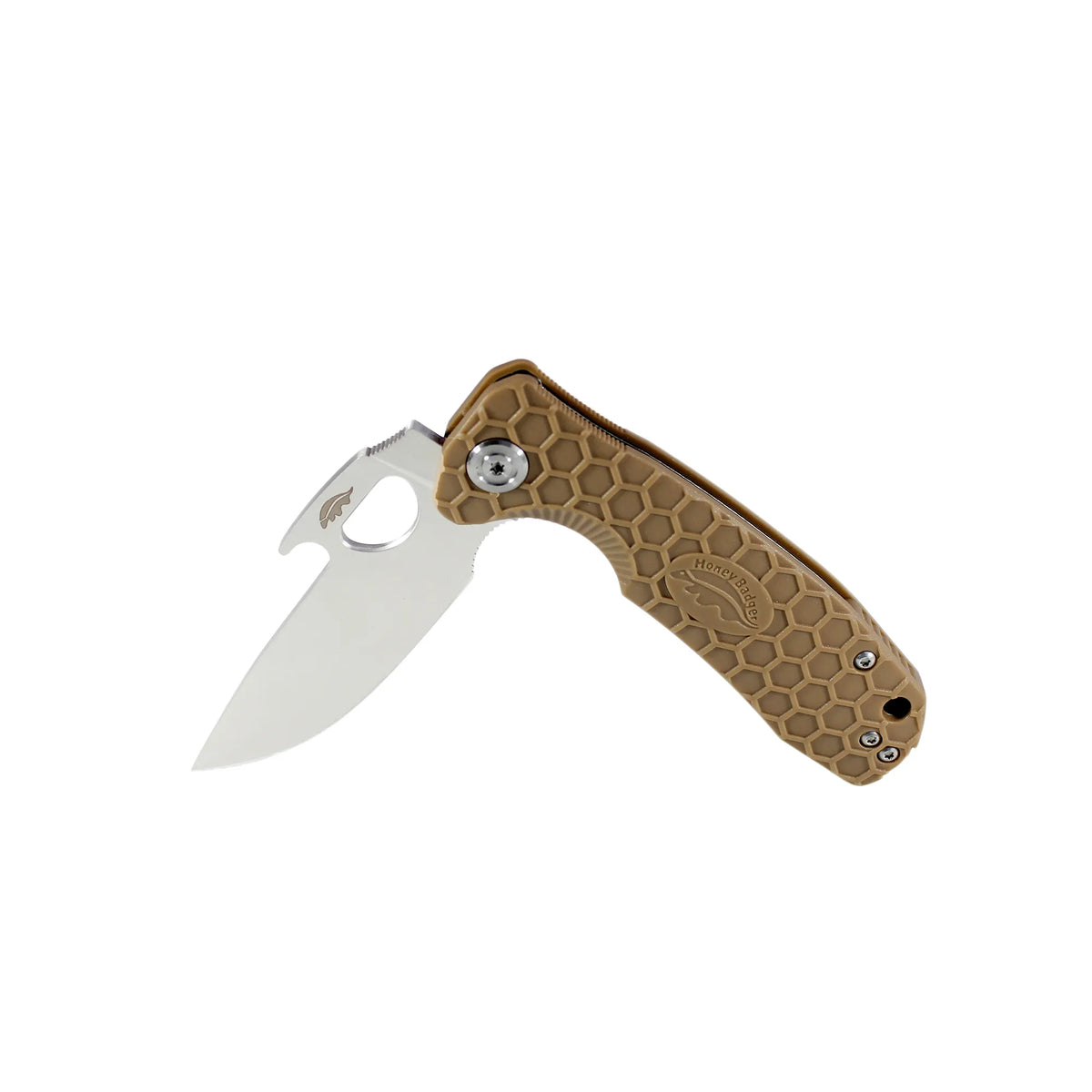 Honey Badger Opener 14C28N - Large - Tan