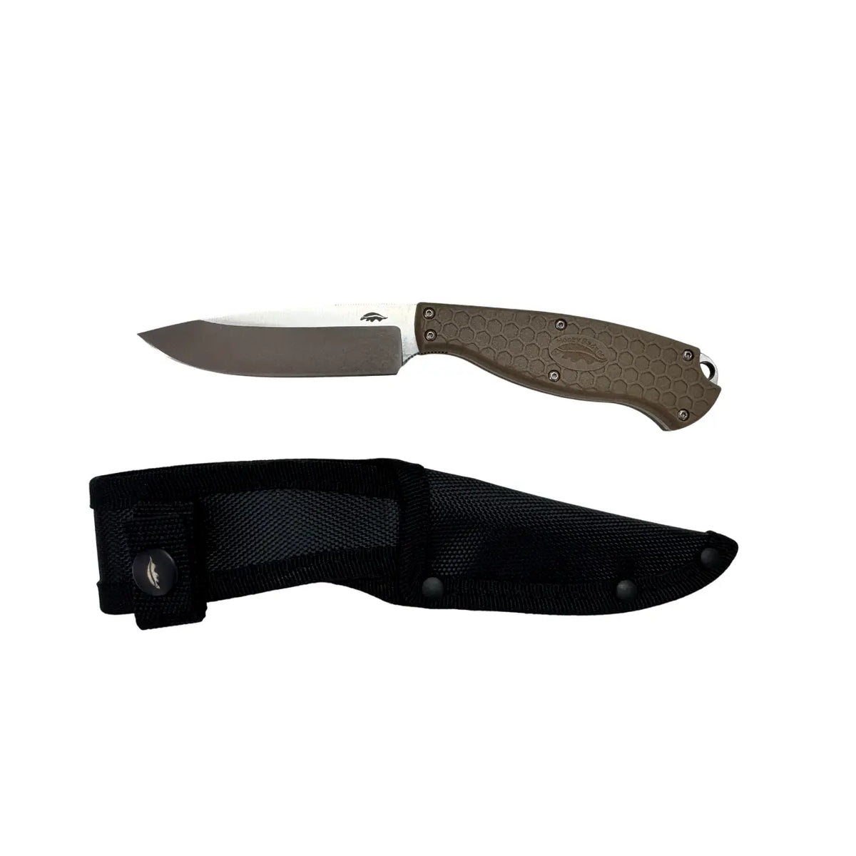 Honey Badger Outfitter 8Cr13MoV - Nylon Sheath - Tan