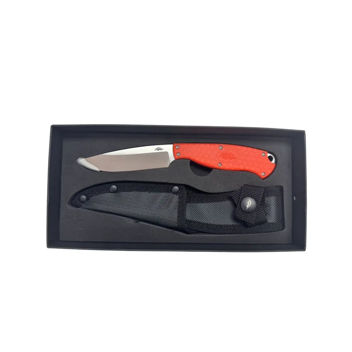 Honey Badger Outfitter 8Cr13MoV - Nylon Sheath - Orange