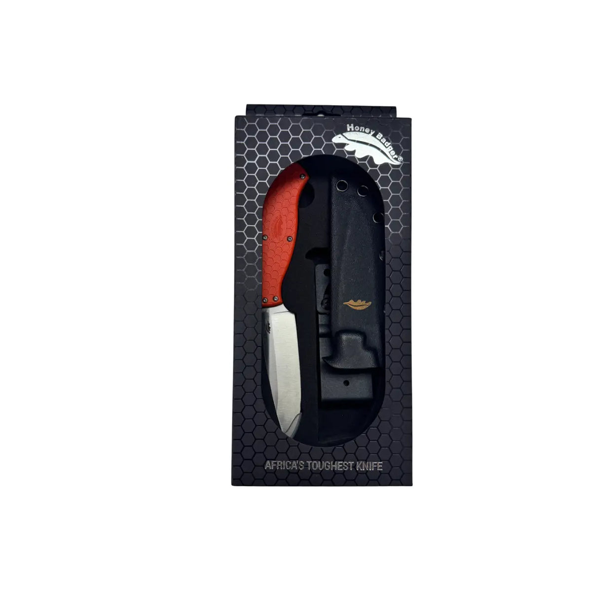Honey Badger Outfitter 8Cr13MoV - Nylon Sheath - Orange
