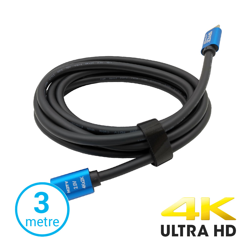 4K HDMI Cable with Ethernet ver2.0 60Hz – 3m (HDM3E-4K)