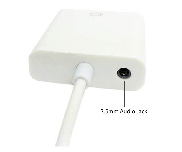 HDMI to VGA Converter Cable (with audio)