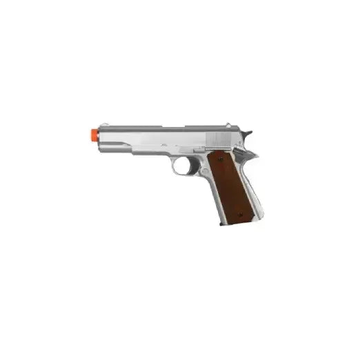 GREEN GAS AIRSOFT PISTOL-SILVER Guards On Duty Security