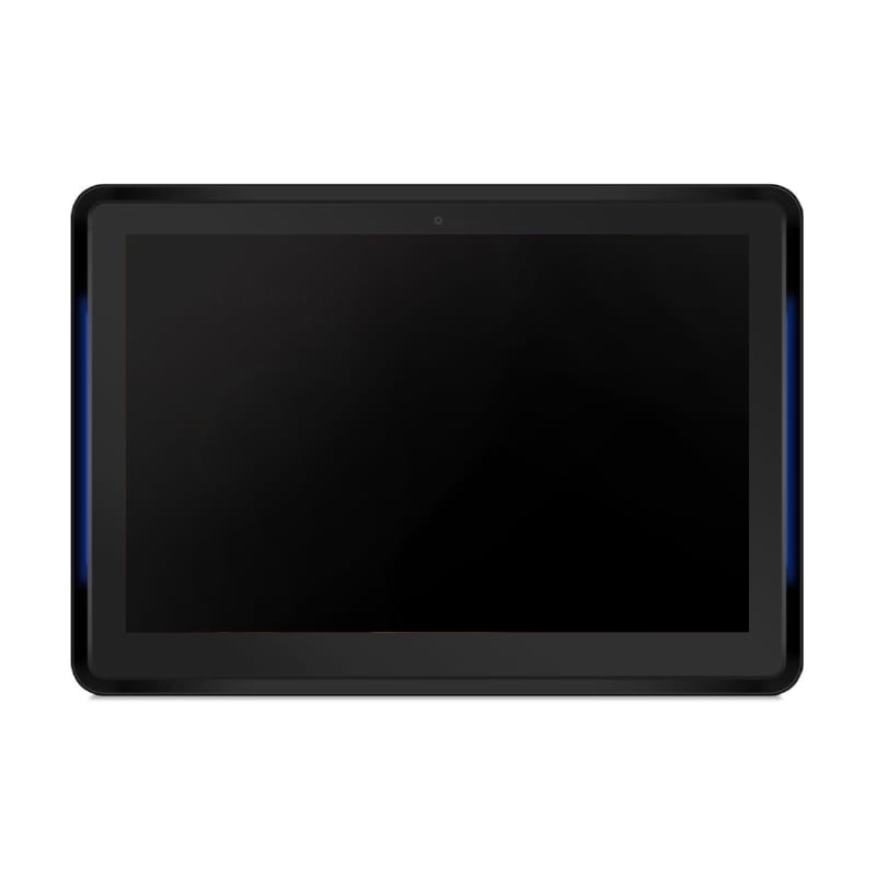 Android 6.0 10.1" AIO RK3288 A17 2GB RAM 8GB storage POE with LED colour Bar for meeting room signage and access control - Black - Guards On Duty Shop & Security Guards