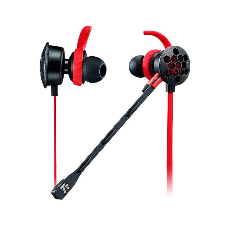 Thermaltake HT-ISF-ANIBBK-19 - TT HEADSET, ISURUS PRO RED 3.5MM