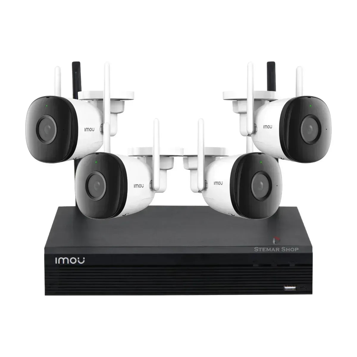 IMOU 8 Channel WiFi NVR 2C (2MP) Camera Kit Guards On Duty Security