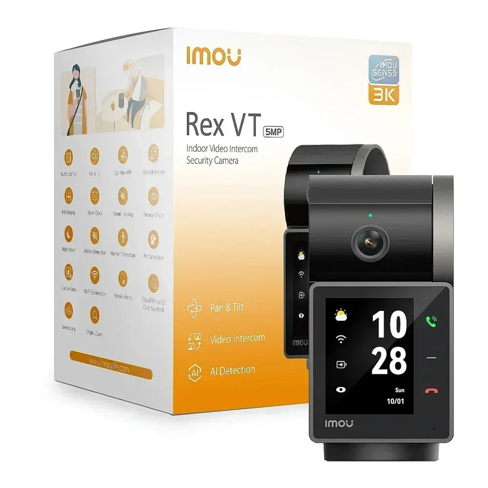 IMOU Rex VT 5MP WiFi Camera Guards On Duty Security