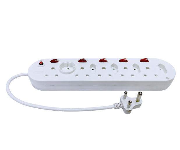 10-Way Multi Plug with switches (5X16 + 4X5A) – 50cm Power Cord
