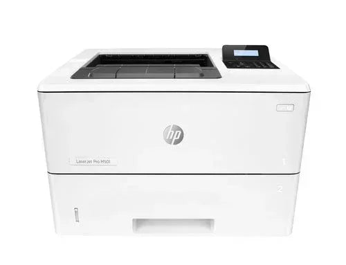 HP LASERJET PRO M501DN - 5-15 USERS, PRINT UP TO 43PPM, 2-LINE, BACKLIT TEXT DISPLAY, 6 BUTTONS, AUTO DUPLEX, 256 MB STANDARD MEMORY AND 1.5 GHZ PROCESSOR, NETWORK READY STANDARD (BUILT-IN GIGABIT ETHERNET), PAPER WEIGHT: TRAY 1: 60 TO 220 G/M², TRAY 2, T - Guards On Duty Shop & Security Guards