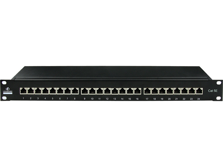 Linkbasic 24 Port Cat5e Shielded Rack Mount Patch Panel - Guards On Duty Shop & Security Guards