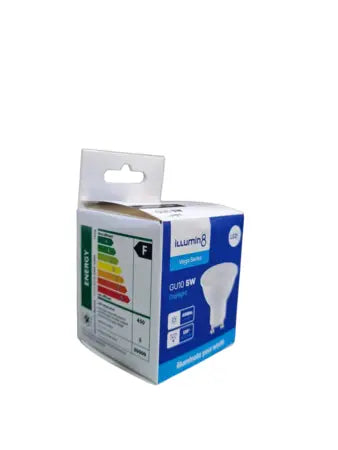 GU10 LED Lamp 5W Daylight 120 Angle Illuming8 (10 Pack)