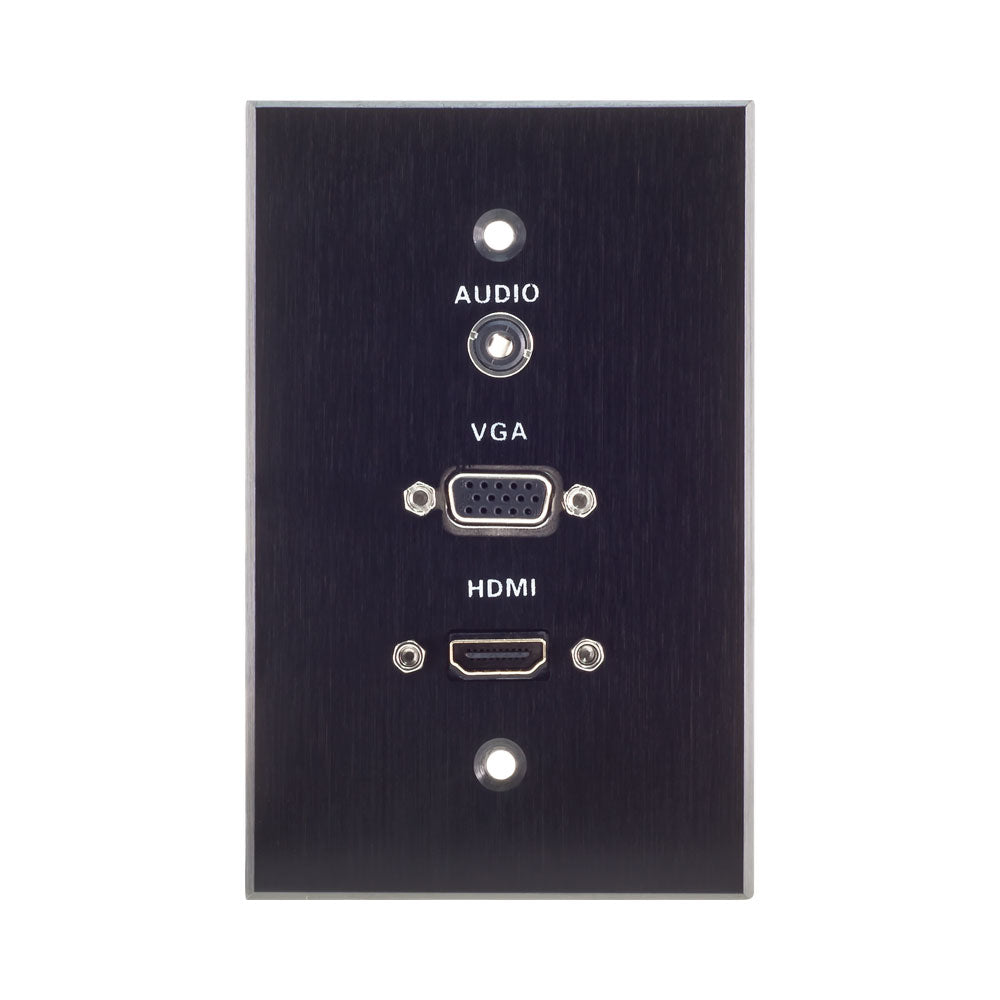 Wall Plate 1x Vga, 1x Hdmi, 1x Aud — Lucktech | Guards on Duty Shop