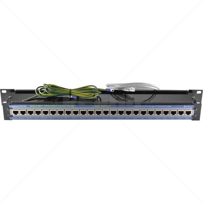 Clearline Surge Protector 24-CH Network Gigabit 10/100/1000Mbps PoE