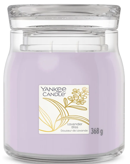 Yankee Candle Signature Medium Jar Candle - Lavender Bliss