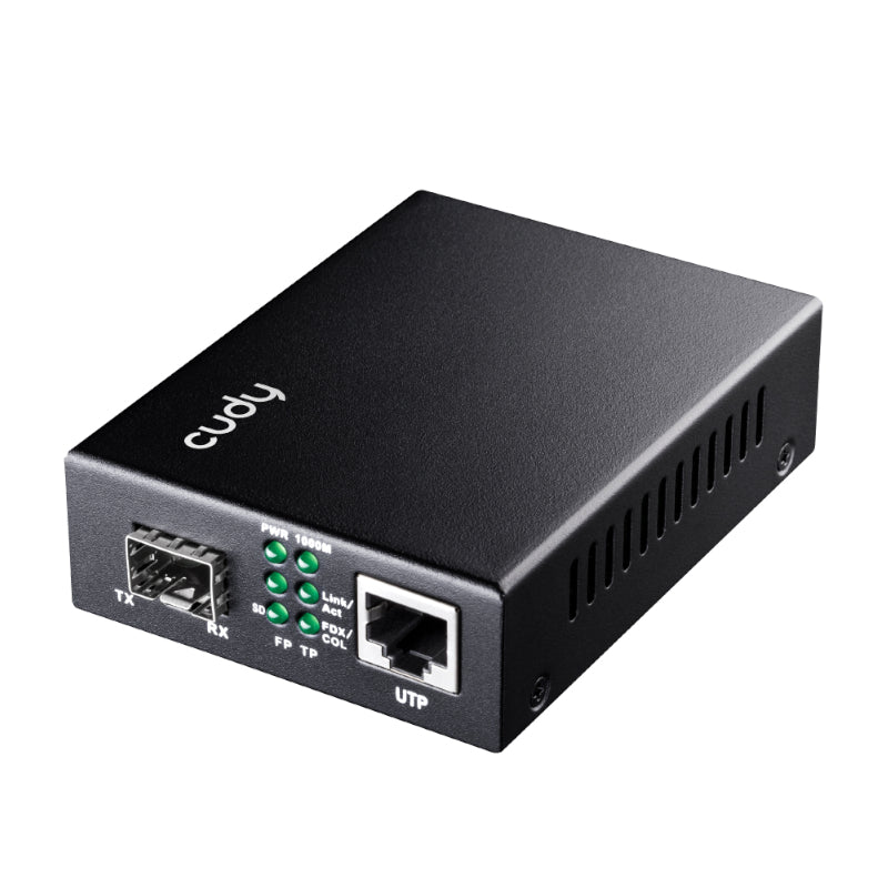 Cudy Fibre to Gigabit Ethernet Media Converter - Guards On Duty Shop & Security Guards