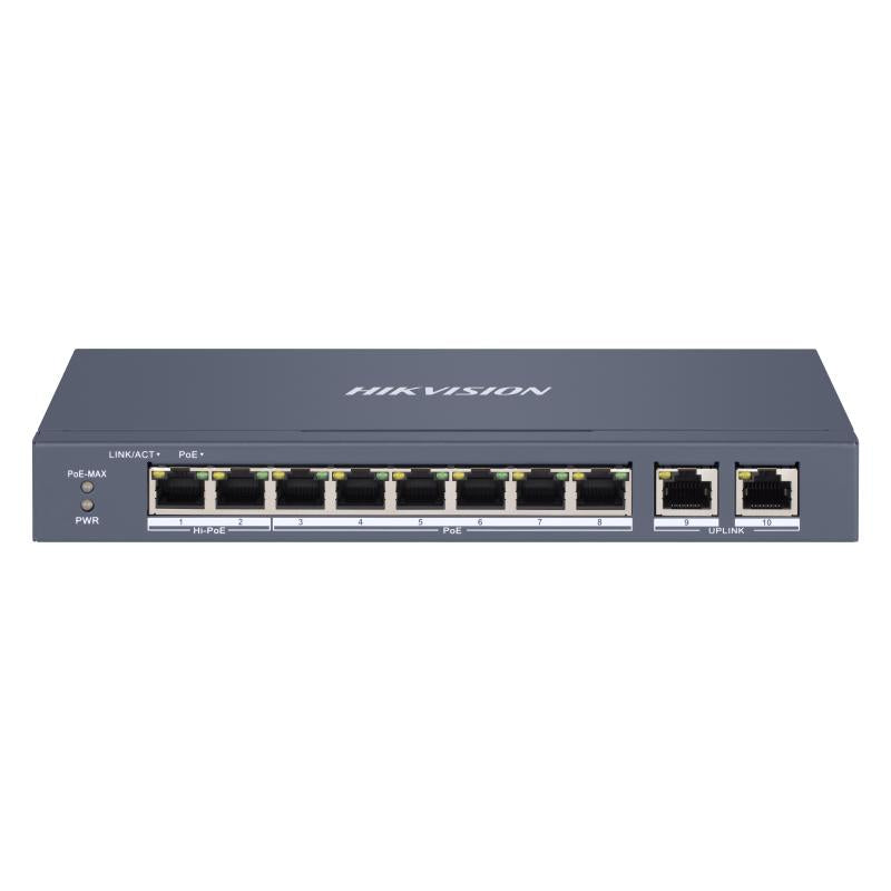 Hikvision 8 Port Fast Ethernet Smart POE Switch