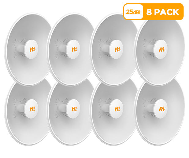 Mimosa N5-X25 twist-on 5GHz 25dBi antenna 430mm (8 Pack)