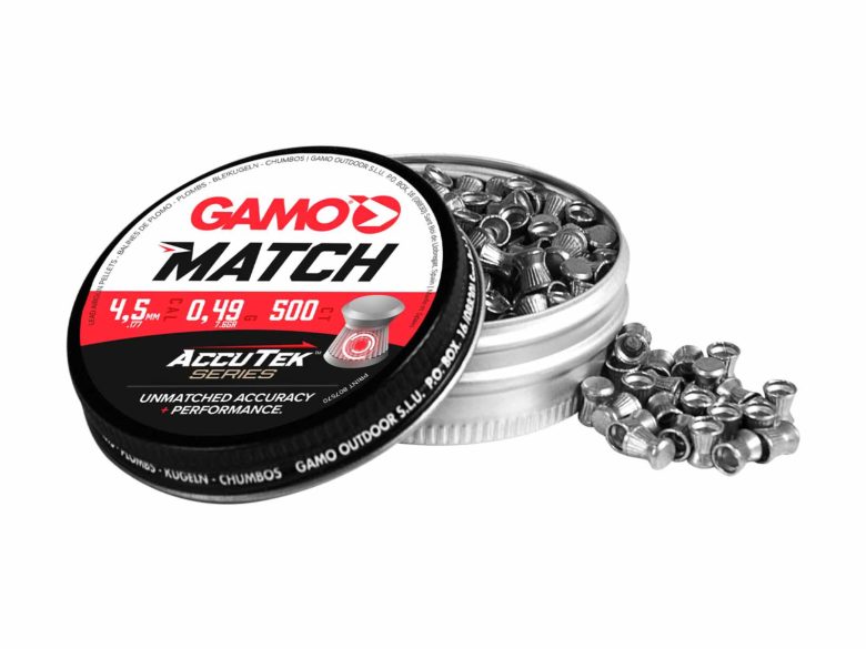 GAMO PELLETS MATCH 4.5 ACCUTEK(500) — G-6320034-AK