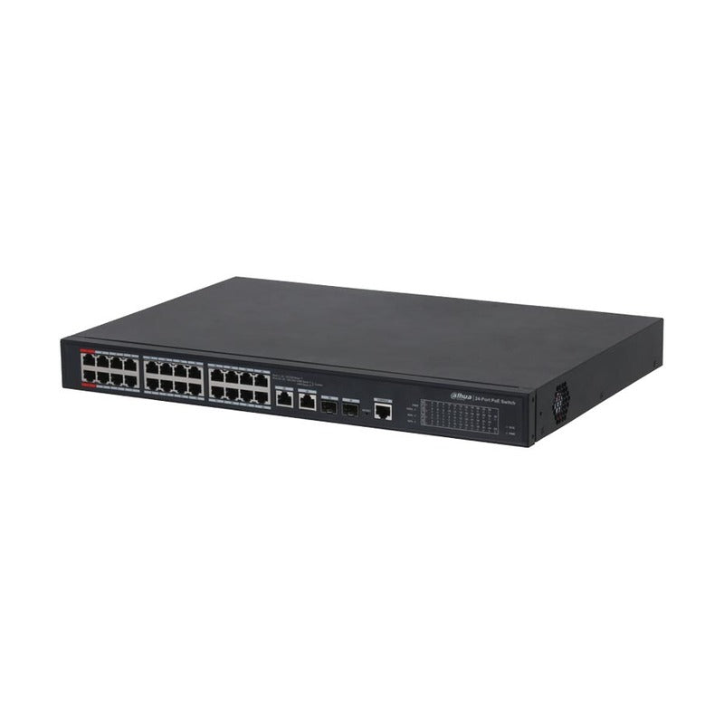 Dahua DH-PFS4226-24ET-360-V3 - Dahua Switch Managed 24 PoE 10/100 2-Port GB RJ45 2-Port GB SFP 360W