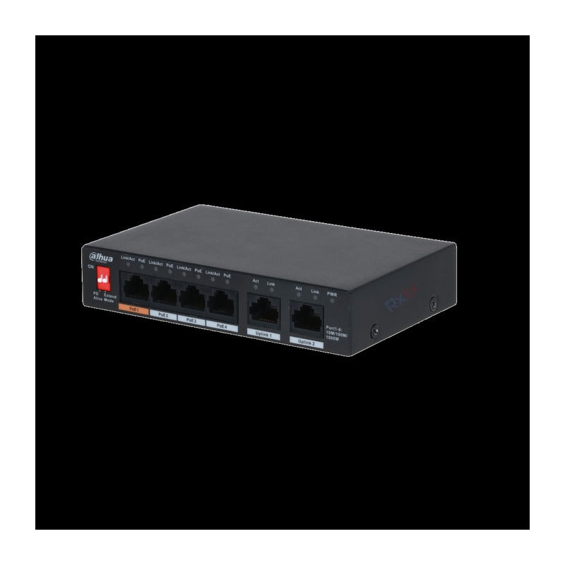 Dahua DH-CHS4206-4GT-60 - Dahua Cloud Managed Switch 4 PoE GB 2 Port SFP 60W