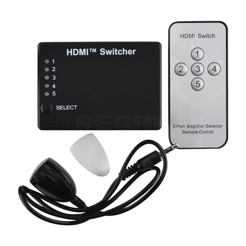 HDMI Switch 5 in, 1 out selector